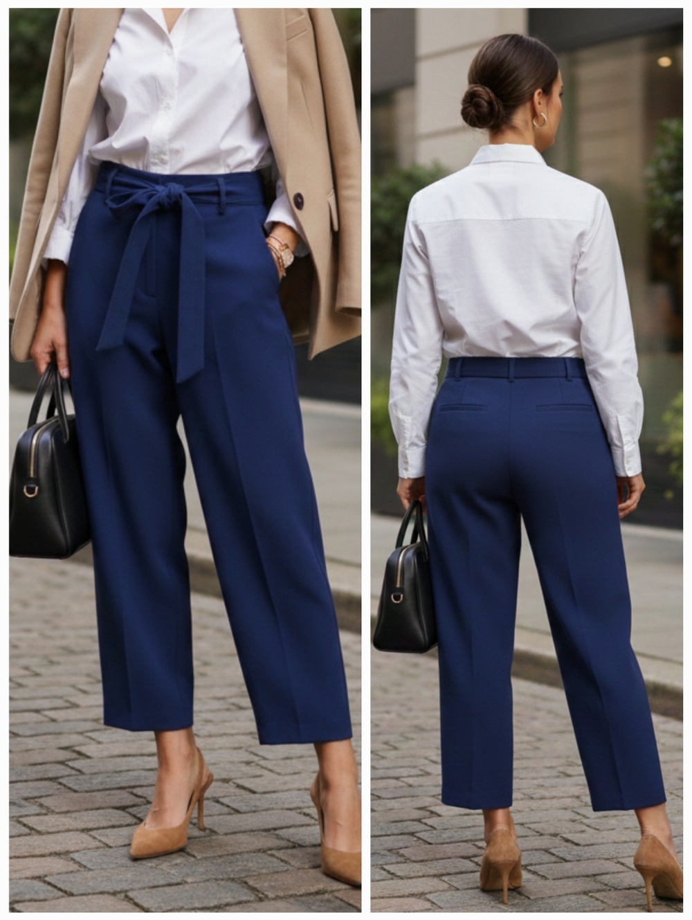 NWT Wilfred 0 Japanese Crepette High Rise Ankle Trousers Quiet Luxury Minimalism